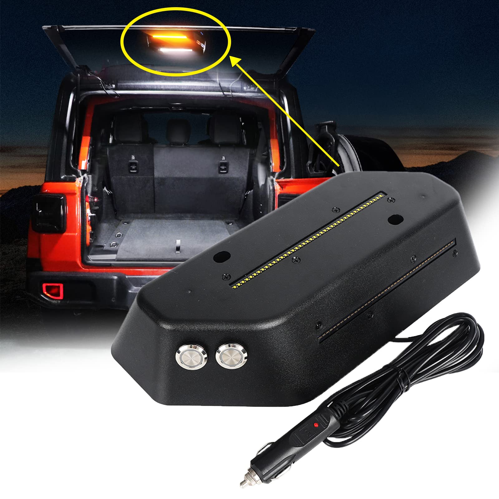 Amazon.com: AUDEXEN LED Trunk Light Compatible with Jeep Wrangler